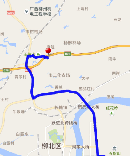 陶家庄路线图